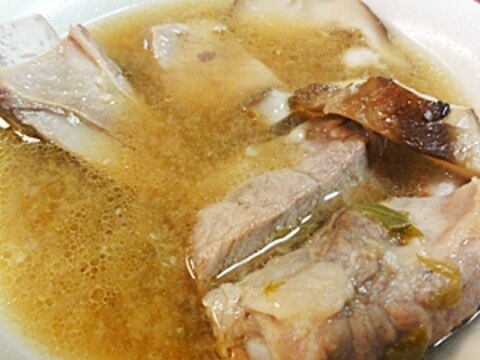 スペアリブと椎茸の塩麹スープ
